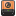 Orange Server B Icon 16x16 png